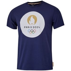 Paris 2024 Olympics Logo T-Shirt - Marine